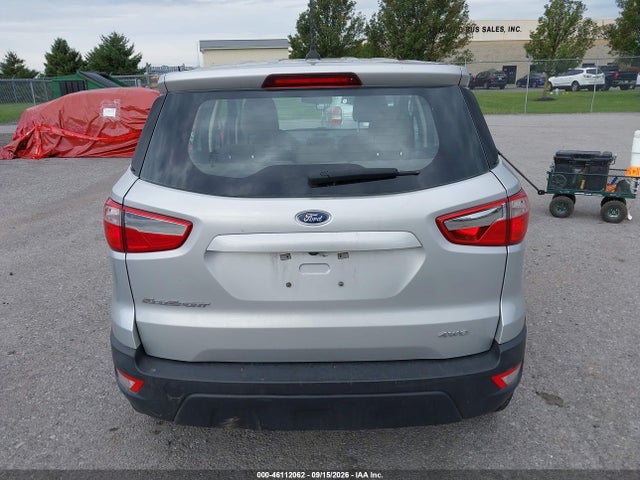 46112062 :رقم المزاد ، MAJ6S3FL9KC288177 vin ، 2019 Ford Ecosport S مزاد بيع