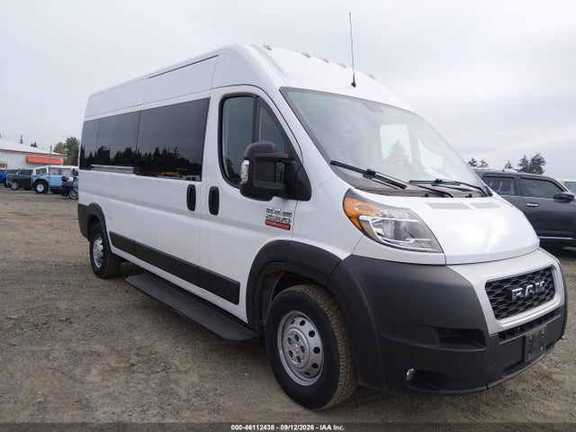 Aukcja sprzedaży 2021 Ram Promaster 2500 Window Van High Roof 159 Wb, vin: 3C6LRVPG1ME513815, numer aukcji: 46112438