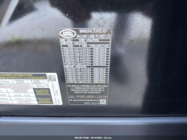 Продажа на аукционе авто 2023 Land Rover Range Rover Sport Se, vin: SAL1P9EU8PA132596, номер лота: 46112480