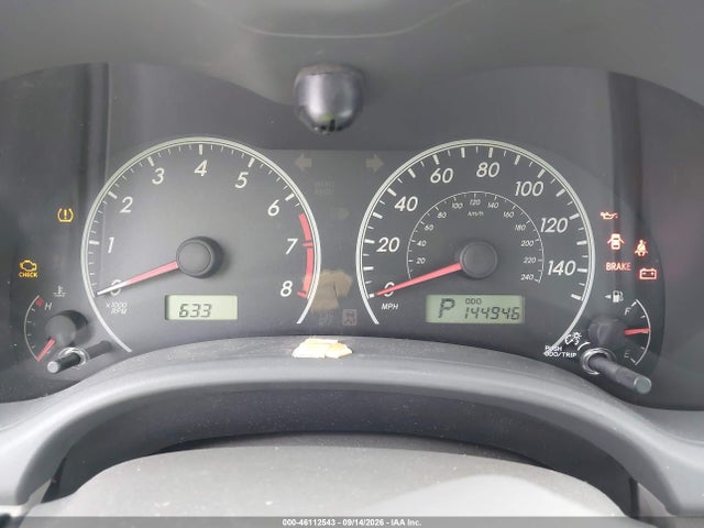 46112543 :رقم المزاد ، JTDBU4EE5A9099758 vin ، 2010 Toyota Corolla Le مزاد بيع
