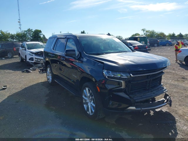 46112586 :رقم المزاد ، 1GNSKTKL7NR160463 vin ، 2022 Chevrolet Tahoe 4wd High Country مزاد بيع