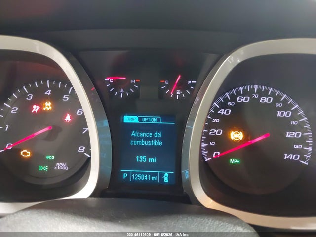 46112609 :رقم المزاد ، 1GNFLGEK2FZ135335 vin ، 2015 Chevrolet Equinox 2lt مزاد بيع