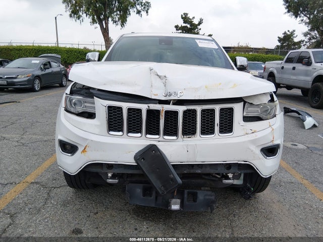 2014 Jeep Grand Cherokee Overland მანქანა იყიდება აუქციონზე, vin: 1C4RJECG1EC173722, აუქციონის ნომერი: 46112670