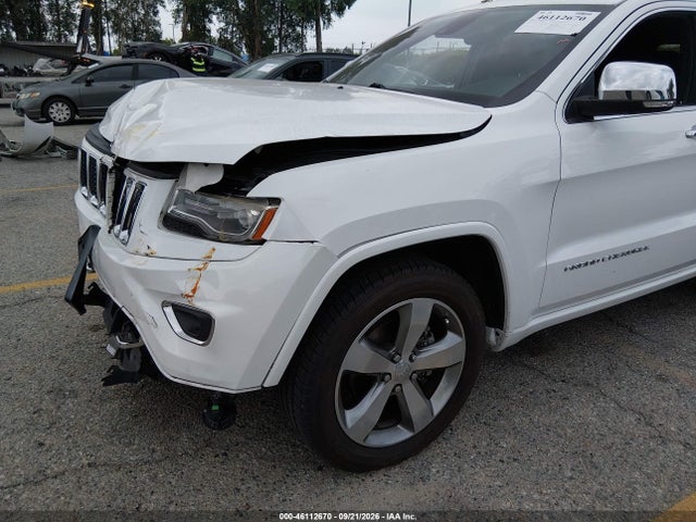 2014 Jeep Grand Cherokee Overland მანქანა იყიდება აუქციონზე, vin: 1C4RJECG1EC173722, აუქციონის ნომერი: 46112670