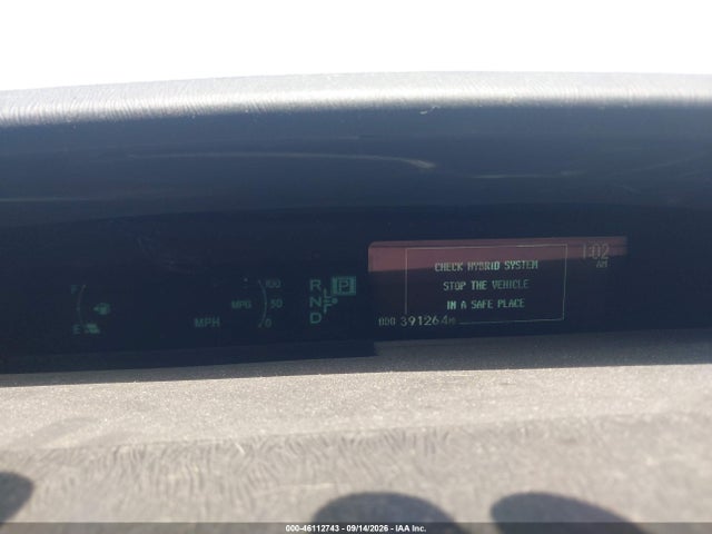 Aukcja sprzedaży 2013 Toyota Prius Two, vin: JTDKN3DU2D1720831, numer aukcji: 46112743