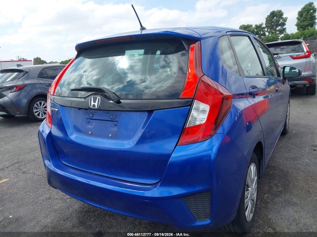 2015 Honda Fit Lx მანქანა იყიდება აუქციონზე, vin: 3HGGK5H53FM711608, აუქციონის ნომერი: 46112777