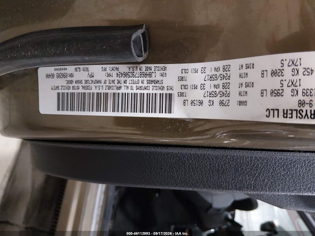 Auction sale of the 2009 Jeep Grand Cherokee Overland, vin: 1J8HR68T79C506424, lot number: 46112993