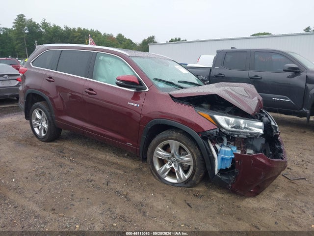 Продаж на аукціоні авто 2019 Toyota Highlander Hybrid Limited, vin: 5TDDGRFH9KS054511, номер лоту: 46113063