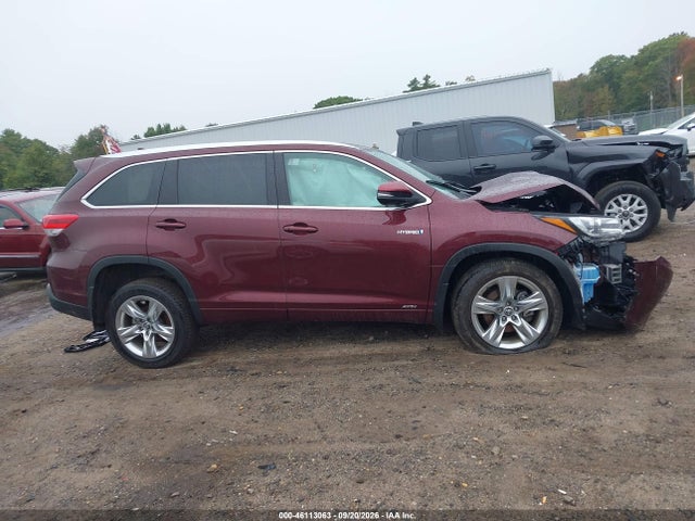 46113063 :رقم المزاد ، 5TDDGRFH9KS054511 vin ، 2019 Toyota Highlander Hybrid Limited مزاد بيع