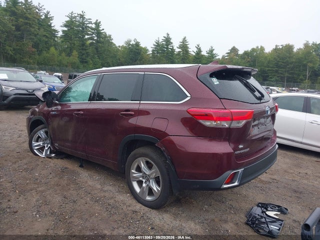 46113063 :رقم المزاد ، 5TDDGRFH9KS054511 vin ، 2019 Toyota Highlander Hybrid Limited مزاد بيع