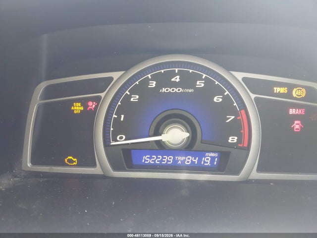 2008 Honda Civic Lx მანქანა იყიდება აუქციონზე, vin: 2HGFG11658H577680, აუქციონის ნომერი: 46113089