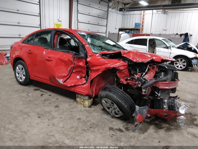 Продаж на аукціоні авто 2015 Chevrolet Cruze Ls Auto, vin: 1G1PA5SG3F7102002, номер лоту: 46113322