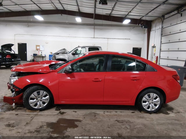 Продаж на аукціоні авто 2015 Chevrolet Cruze Ls Auto, vin: 1G1PA5SG3F7102002, номер лоту: 46113322