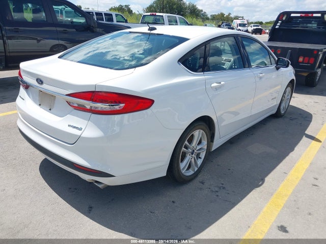 46113385 :رقم المزاد ، 3FA6P0UU9JR254543 vin ، 2018 Ford Fusion Hybrid S مزاد بيع