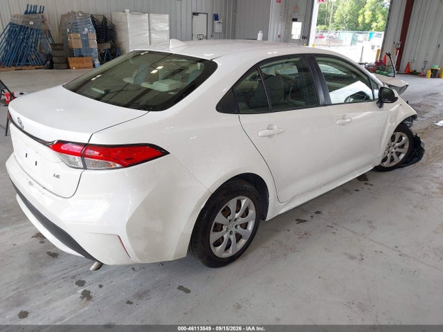 46113549 :رقم المزاد ، JTDEPMAE9NJ200346 vin ، 2022 Toyota Corolla Le مزاد بيع
