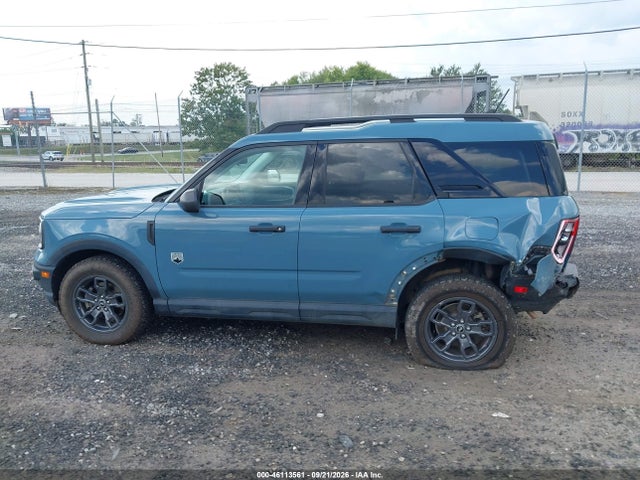 46113561 :رقم المزاد ، 3FMCR9B6XNRD03766 vin ، 2022 Ford Bronco Sport Big Bend مزاد بيع