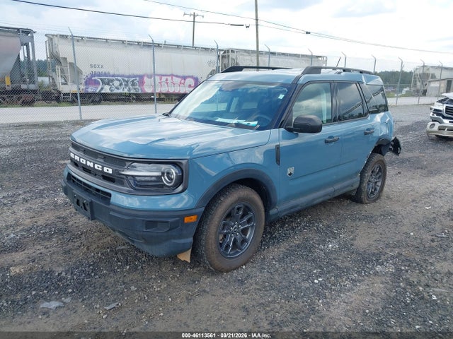 46113561 :رقم المزاد ، 3FMCR9B6XNRD03766 vin ، 2022 Ford Bronco Sport Big Bend مزاد بيع