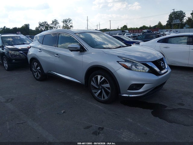 46113593 :رقم المزاد ، 5N1AZ2MH1HN181240 vin ، 2017 Nissan Murano Platinum مزاد بيع