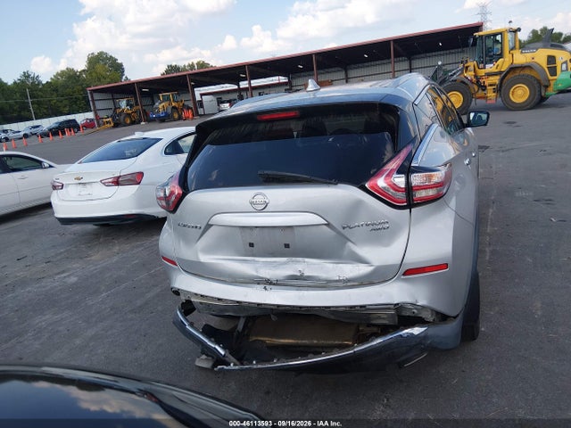 46113593 :رقم المزاد ، 5N1AZ2MH1HN181240 vin ، 2017 Nissan Murano Platinum مزاد بيع