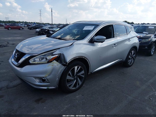 46113593 :رقم المزاد ، 5N1AZ2MH1HN181240 vin ، 2017 Nissan Murano Platinum مزاد بيع