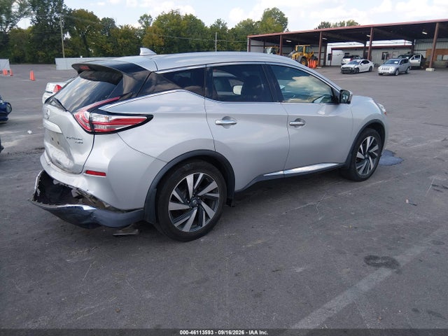 46113593 :رقم المزاد ، 5N1AZ2MH1HN181240 vin ، 2017 Nissan Murano Platinum مزاد بيع