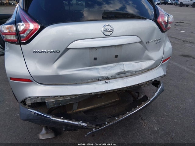 46113593 :رقم المزاد ، 5N1AZ2MH1HN181240 vin ، 2017 Nissan Murano Platinum مزاد بيع