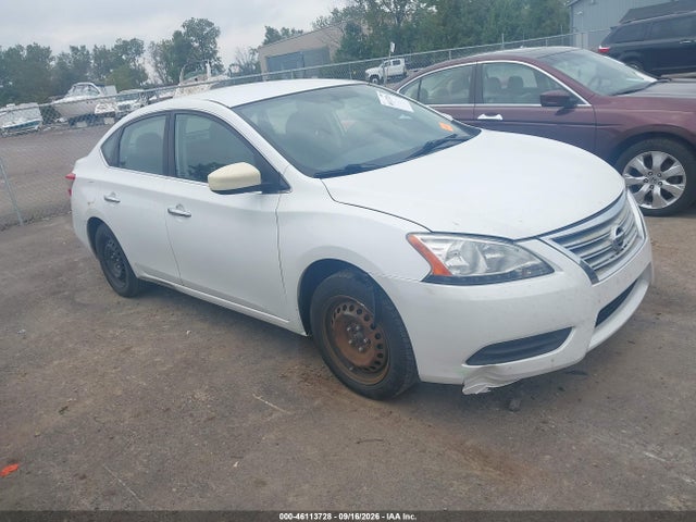 2014 Nissan Sentra Fe+ S/fe+ Sv/s/sl/sr/sv მანქანა იყიდება აუქციონზე, vin: 3N1AB7AP5EY260493, აუქციონის ნომერი: 46113728