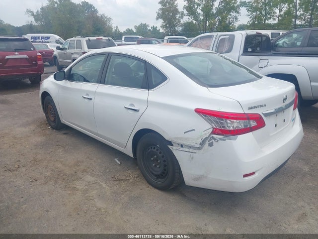 2014 Nissan Sentra Fe+ S/fe+ Sv/s/sl/sr/sv მანქანა იყიდება აუქციონზე, vin: 3N1AB7AP5EY260493, აუქციონის ნომერი: 46113728