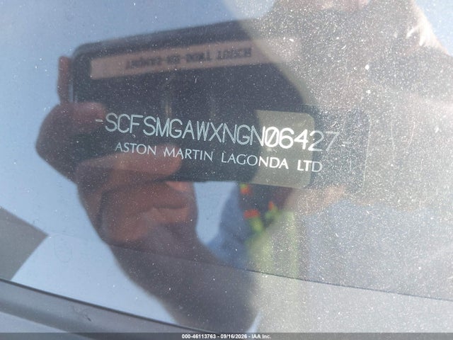 SCFSMGAWXNGN06427 Aston Martin Vantage /f1 Edition