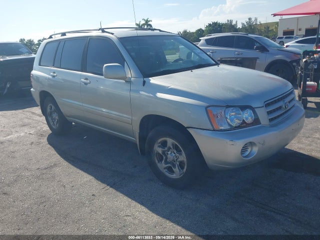 2003 Toyota Highlander მანქანა იყიდება აუქციონზე, vin: JTEGD21AX30069865, აუქციონის ნომერი: 46113853