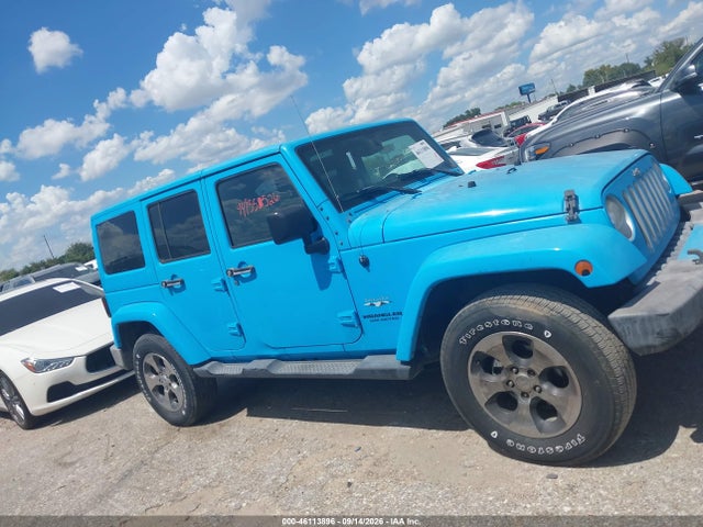 Aukcja sprzedaży 2017 Jeep Wrangler Unlimited Sahara 4x4, vin: 1C4BJWEG2HL589254, numer aukcji: 46113896