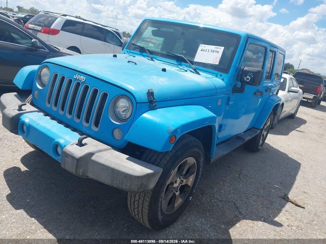 Aukcja sprzedaży 2017 Jeep Wrangler Unlimited Sahara 4x4, vin: 1C4BJWEG2HL589254, numer aukcji: 46113896