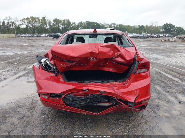 2019 Hyundai Elantra Sel მანქანა იყიდება აუქციონზე, vin: 5NPD84LFXKH453808, აუქციონის ნომერი: 46113912