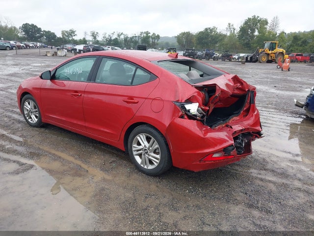 2019 Hyundai Elantra Sel მანქანა იყიდება აუქციონზე, vin: 5NPD84LFXKH453808, აუქციონის ნომერი: 46113912