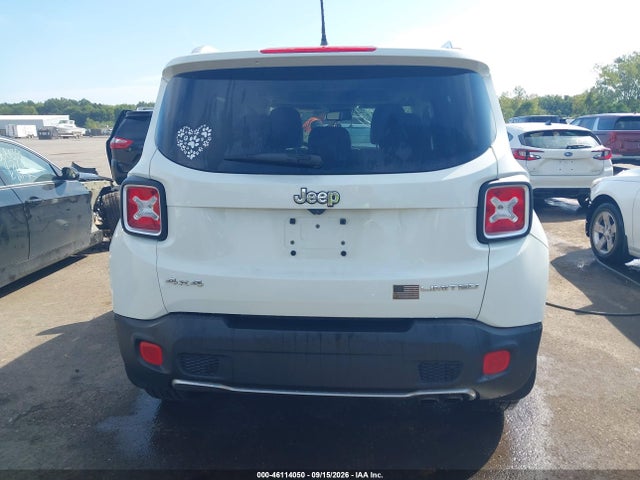 46114050 :رقم المزاد ، ZACCJBDB5HPF23120 vin ، 2017 Jeep Renegade Limited 4x4 مزاد بيع