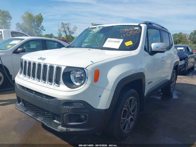 46114050 :رقم المزاد ، ZACCJBDB5HPF23120 vin ، 2017 Jeep Renegade Limited 4x4 مزاد بيع