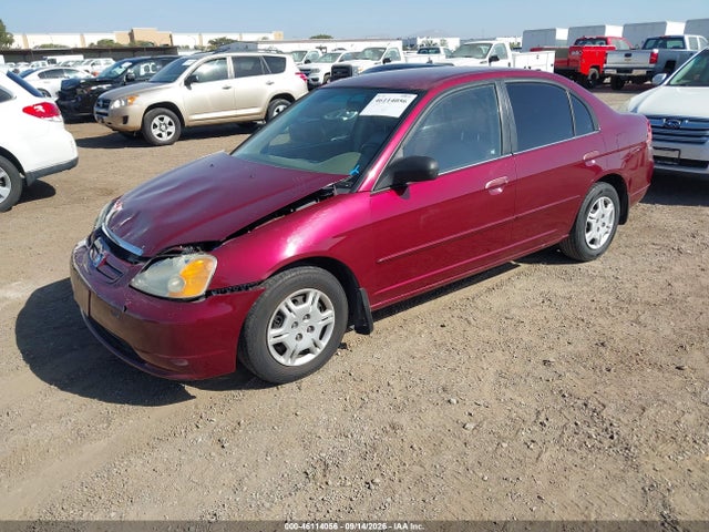 Auction sale of the 2002 Honda Civic Lx, vin: 2HGES16582H548966, lot number: 46114056