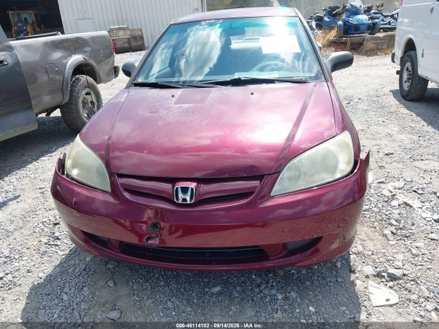 Aukcja sprzedaży 2004 Honda Civic Lx, vin: 2HGES166X4H901574, numer aukcji: 46114102