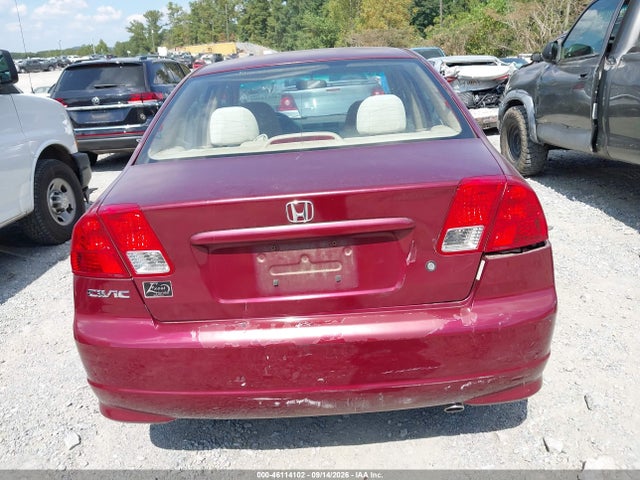 Aukcja sprzedaży 2004 Honda Civic Lx, vin: 2HGES166X4H901574, numer aukcji: 46114102