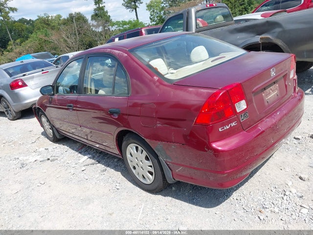 Aukcja sprzedaży 2004 Honda Civic Lx, vin: 2HGES166X4H901574, numer aukcji: 46114102