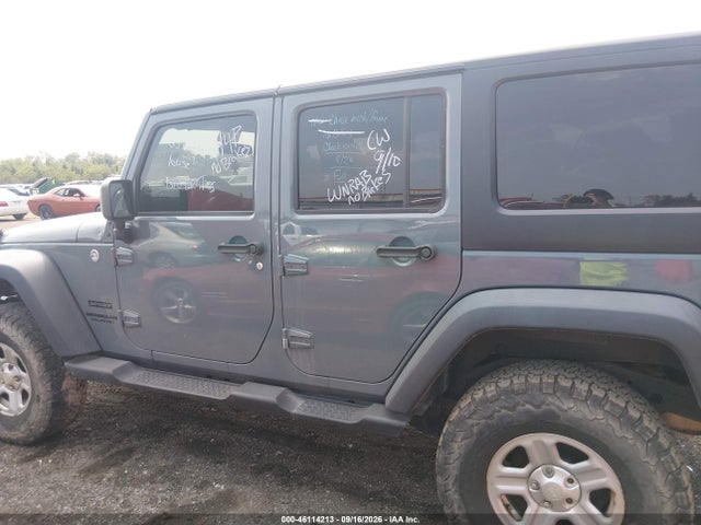 Продажа на аукционе авто 2015 Jeep Wrangler Unlimited Sport, vin: 1C4BJWDG0FL534980, номер лота: 46114213