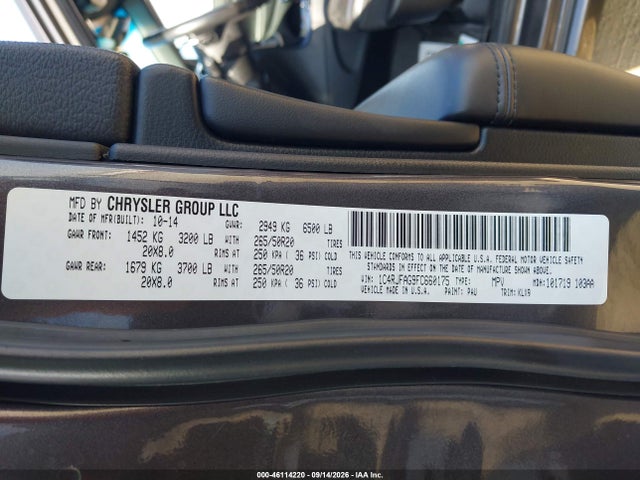 1C4RJFAG9FC660175 Jeep Grand Cherokee Altitude