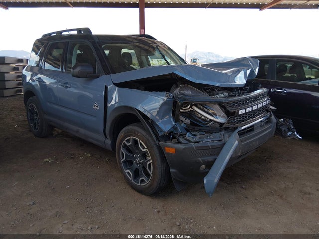 2025 Ford Bronco Sport Outer Banks მანქანა იყიდება აუქციონზე, vin: 3FMCR9CN1SRE68199, აუქციონის ნომერი: 46114276