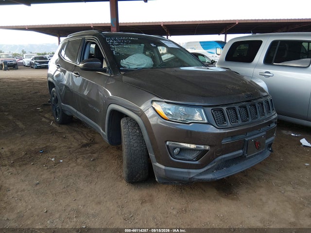 Продажа на аукционе авто 2019 Jeep Compass Altitude Fwd, vin: 3C4NJCBB6KT615127, номер лота: 46114287
