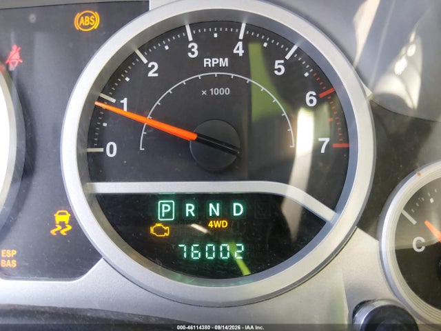 46114380 :رقم المزاد ، 1J8FA54159L716890 vin ، 2009 Jeep Wrangler Sahara مزاد بيع