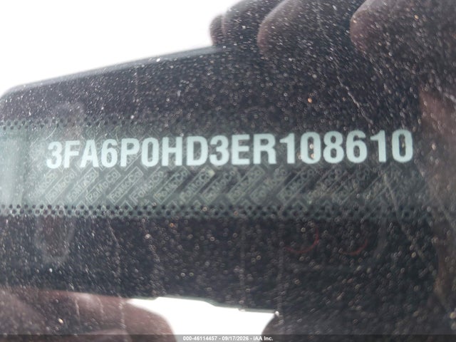 46114457 :رقم المزاد ، 3FA6P0HD3ER108610 vin ، 2014 Ford Fusion Se مزاد بيع