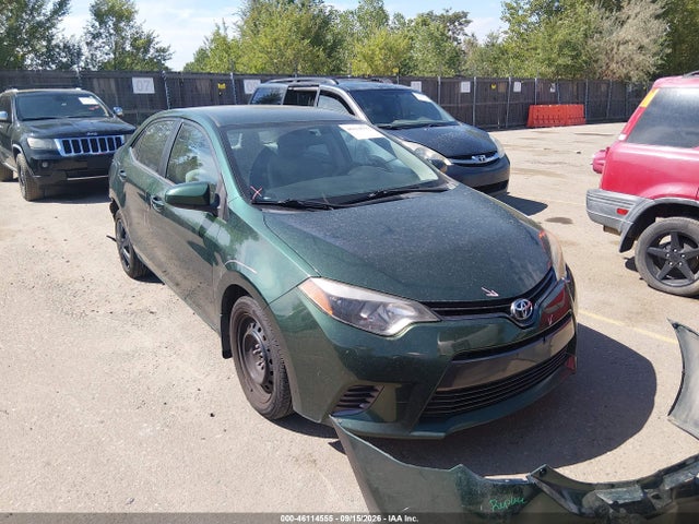 Продаж на аукціоні авто 2016 Toyota Corolla Le, vin: 2T1BURHE0GC647290, номер лоту: 46114555