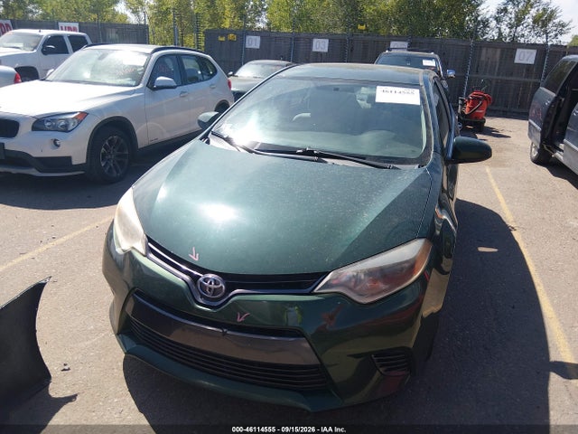 Продаж на аукціоні авто 2016 Toyota Corolla Le, vin: 2T1BURHE0GC647290, номер лоту: 46114555