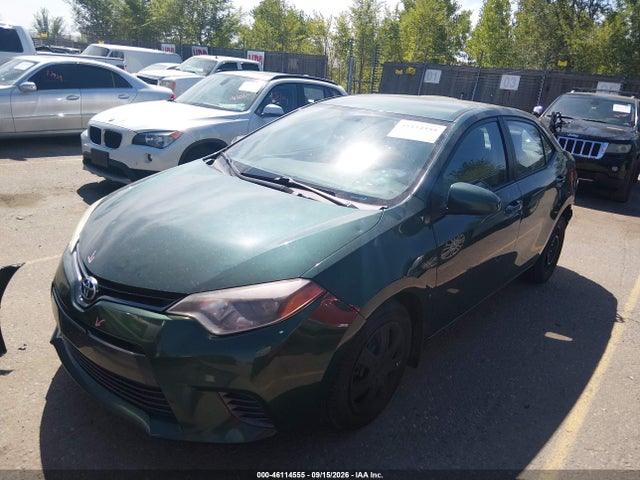 Продаж на аукціоні авто 2016 Toyota Corolla Le, vin: 2T1BURHE0GC647290, номер лоту: 46114555