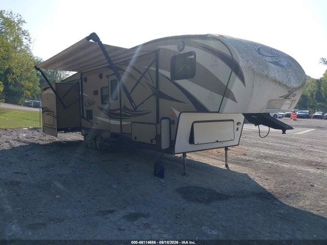 46114686 :رقم المزاد ، 4YDF29R2XFV505615 vin ، 2015 Keystone Cougar 29 مزاد بيع